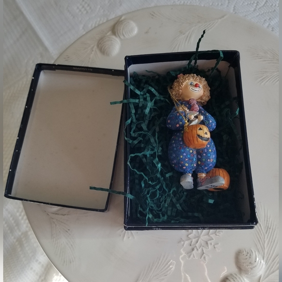 Lang and  Wise 1998 Ornaments Ceramic Sherri Buck Baldwin  Clowning Around - Picture 5 of 11